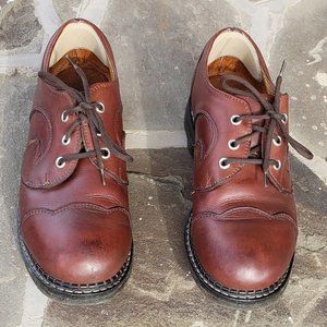 Fluevog Gibson Swirl with Angel soles